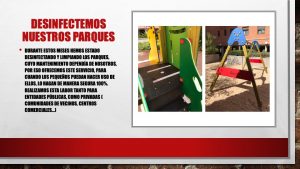 mantenimiento parques infantiles